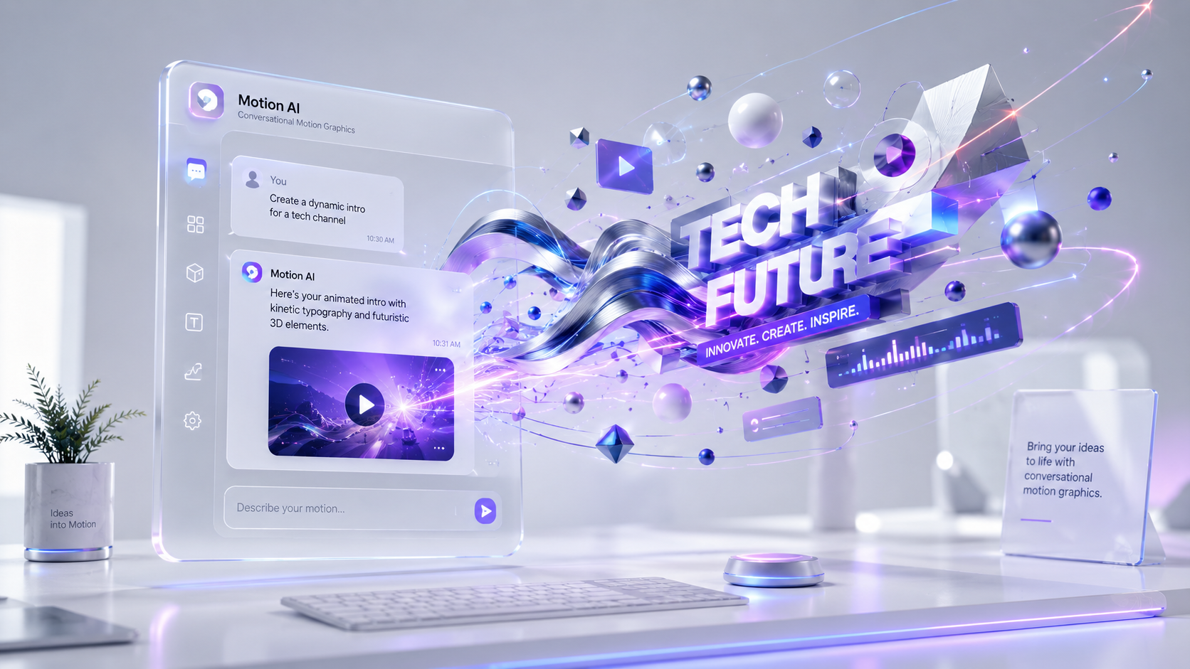 Conversational Motion Graphics